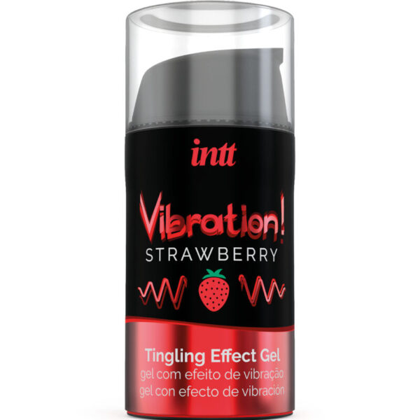 INTT Vibration — Tingling Gel, 15 ml, Strawberry — Arousal Gels for Women