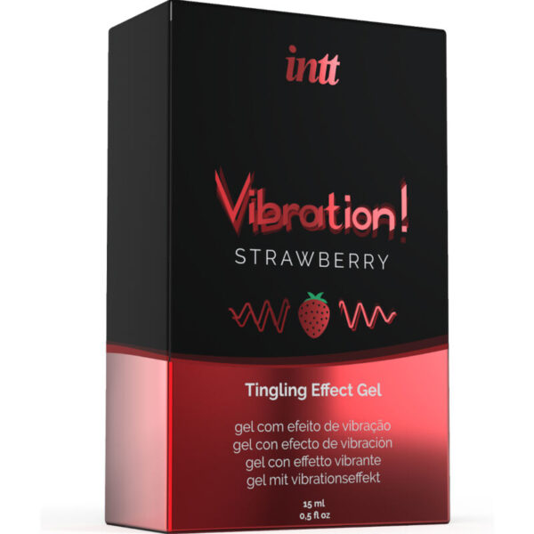 INTT Vibration — Tingling Gel, 15 ml, Strawberry — Arousal Gels for Women — view 3