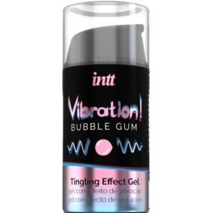 INTT Vibration — Tingling Gel, 15 ml, Bubble Gum — Arousal Gels for Women