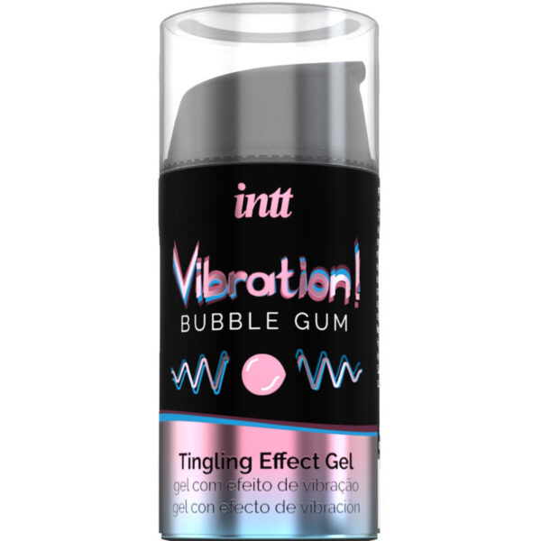 INTT Vibration — Tingling Gel, 15 ml, Bubble Gum — Arousal Gels for Women