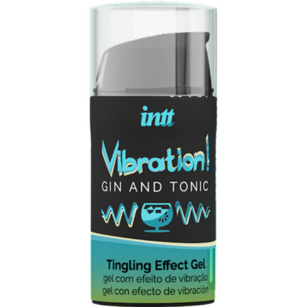 INTT Vibration — Tingling Gel, 15 ml, Gin and Tonic — Arousal Gels for Women