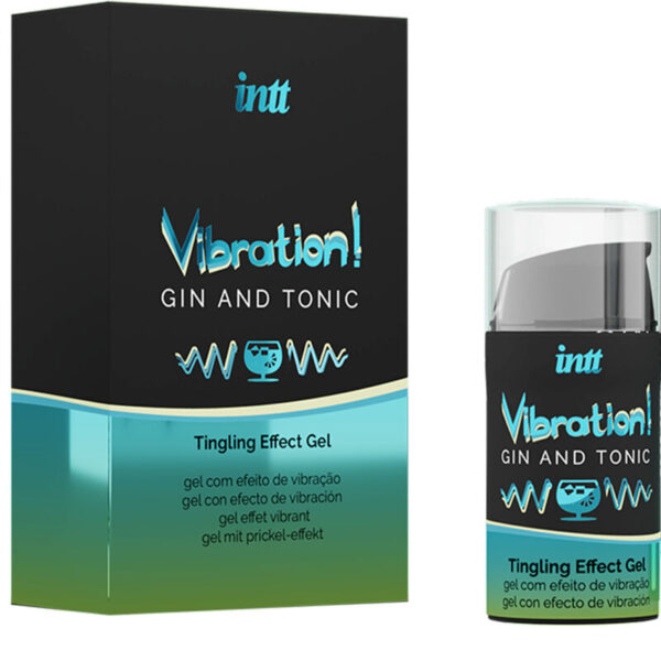 INTT Vibration — Tingling Gel, 15 ml, Gin and Tonic — Arousal Gels for Women — view 2