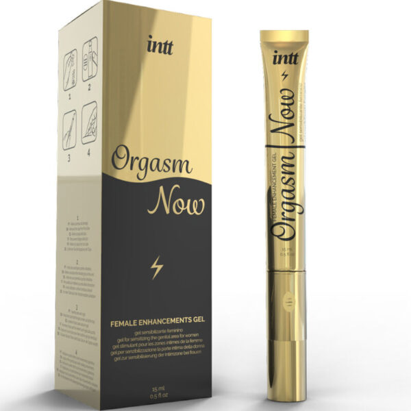 INTT Orgasm Now — Female Arousal Gel, 15 ml, Vibrating Applicator — Arousal Gels for Women — view 2