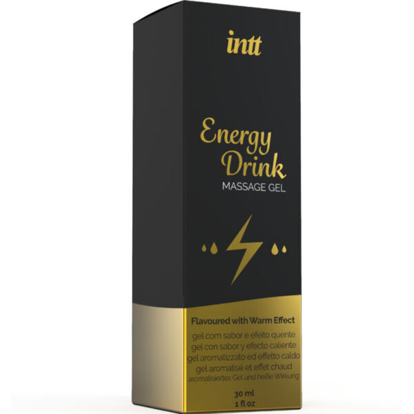 INTT — Massage Gel, 30 ml, Energy Drink — Edible Massage Oils — view 2