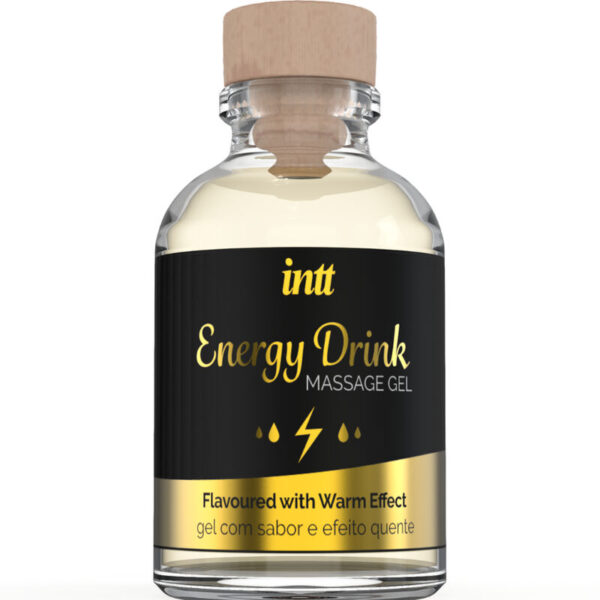 INTT — Massage Gel, 30 ml, Energy Drink — Edible Massage Oils