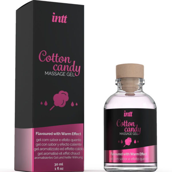 INTT — Massage Gel, 30 ml, Cotton Candy — Edible Massage Oils — view 3
