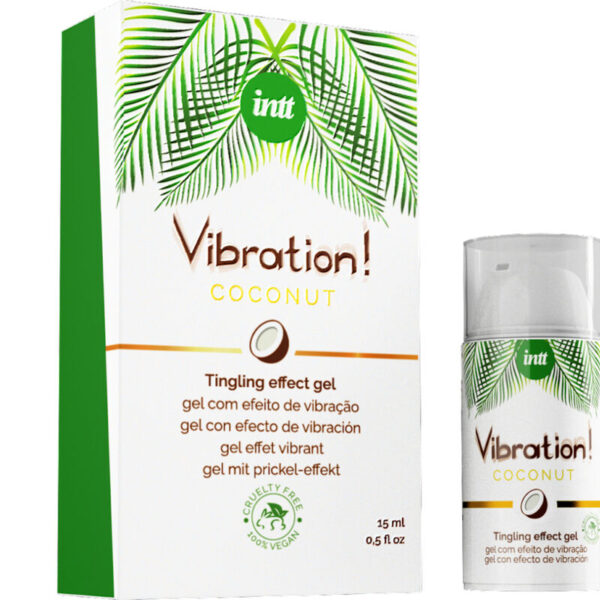 INTT Vegan Vibration — Tingling Gel, 15 ml, Coconut — Arousal Gels for Women — view 2