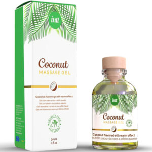 INTT Vegan — Massage Gel, 30 ml, Coconut — Edible Massage Oils — view 2