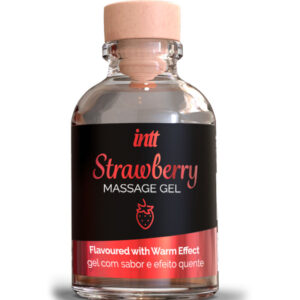 INTT — Massage Gel, 30 ml, Strawberry — Edible Massage Oils