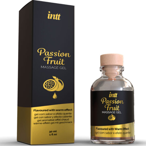 INTT — Massage Gel, 30 ml, Passion Fruit — Edible Massage Oils — view 3