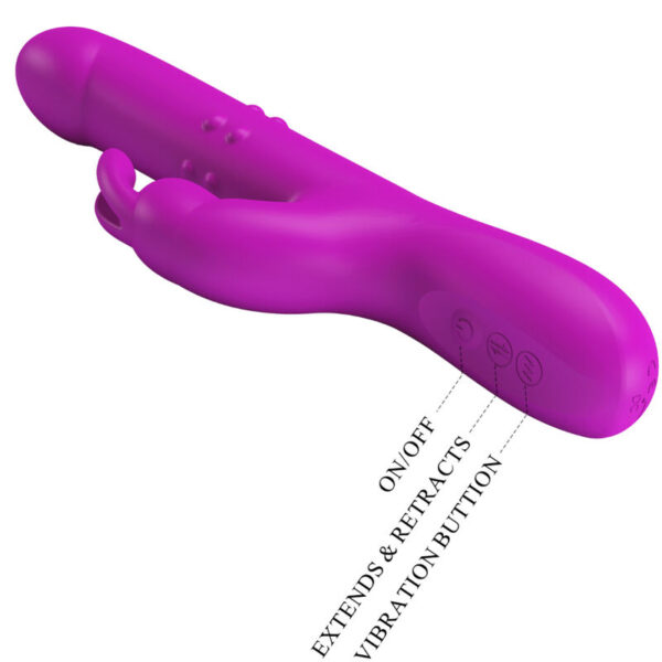 Pretty Love Reese — Rabbit Vibrator, Rechargeable, Purple — Rabbit Vibrators — view 4