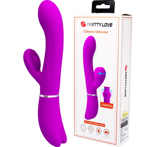 Pretty Love — Rabbit Vibrator, Rechargeable, Purple — Rabbit Vibrators — view 2