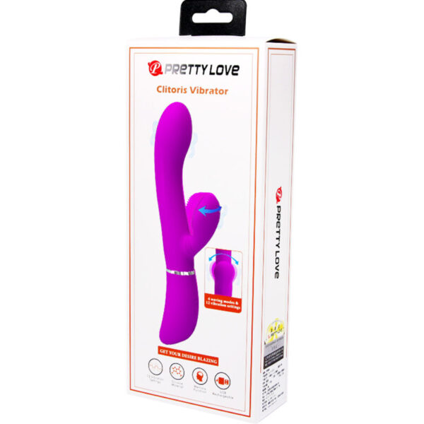 Pretty Love — Rabbit Vibrator, Rechargeable, Purple — Rabbit Vibrators — view 7