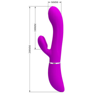 Pretty Love — Rabbit Vibrator, Rechargeable, Purple — Rabbit Vibrators — view 4