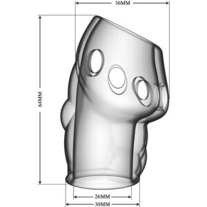 Pretty Love Oscar — Girth Sleeve, Transparent — Girth Sleeves — view 4