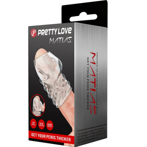 Pretty Love Matias — Girth Sleeve, Transparent — Girth Sleeves — view 7