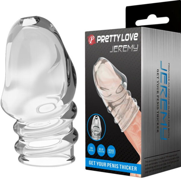Pretty Love Jeremy — Girth Sleeve, Transparent — Girth Sleeves — view 9