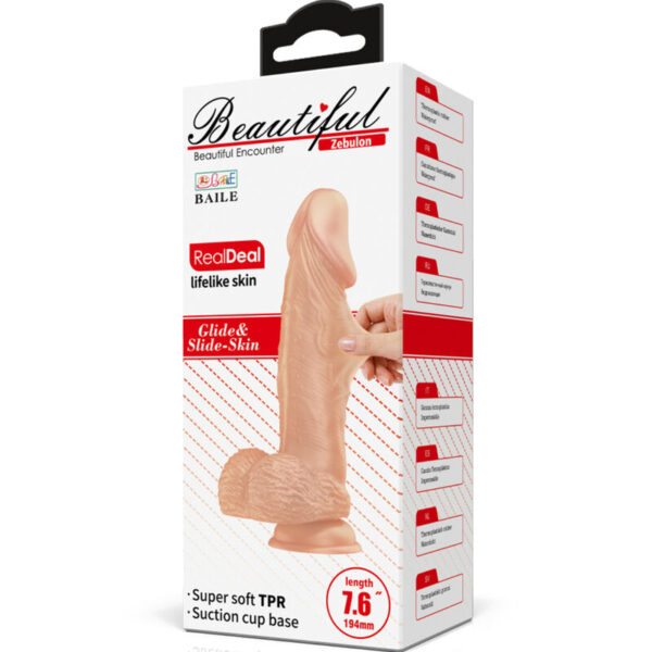 Baile Zebulon — Realistic Dildo, 19.4 cm — Dildos — view 9