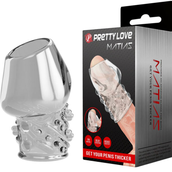 Pretty Love Matias — Girth Sleeve, Transparent — Girth Sleeves — view 9