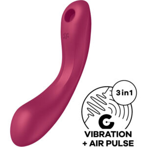 Satisfyer Curvy Trinity 1 — G-Spot Vibrator, Rechargeable — Air Pulse Vibrators