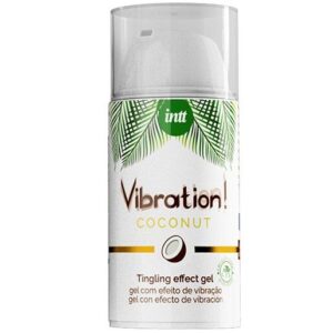 INTT Vegan Vibration — Tingling Gel, 15 ml, Coconut — Arousal Gels for Women