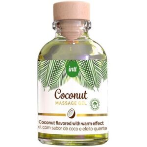 INTT Vegan — Massage Gel, 30 ml, Coconut — Edible Massage Oils