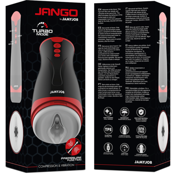 Jamyjob Jango — Vibrating Masturbator, Rechargeable — Automatic Masturbators — view 7