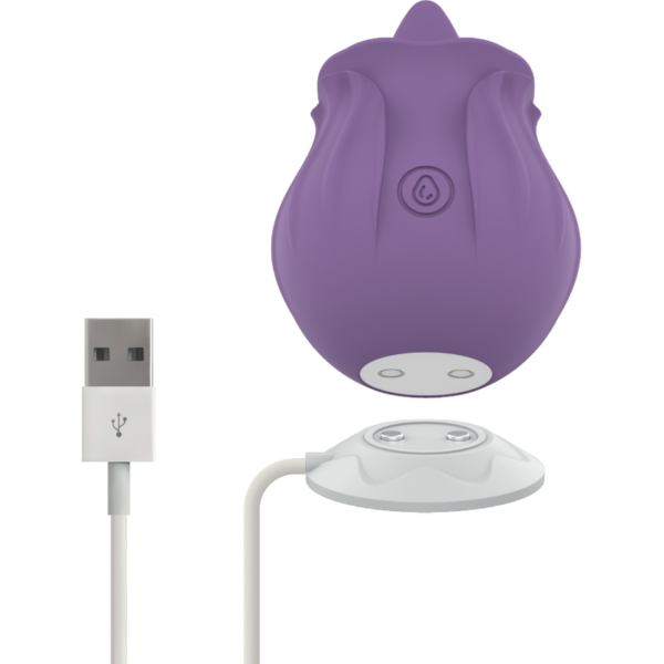 Intense Violet — Tongue Vibrator, Rechargeable, Lilac — Clitoral Stimulators — view 5