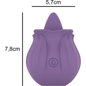 Intense Violet — Tongue Vibrator, Rechargeable, Lilac — Clitoral Stimulators — view 4