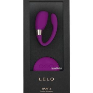 LELO Insignia Tiani 3 — Couples Vibrator, Remote Control, Purple — view 3