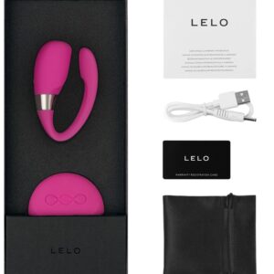 LELO Insignia Tiani 3 — Couples Vibrator, Remote Control, Fuchsia — view 3
