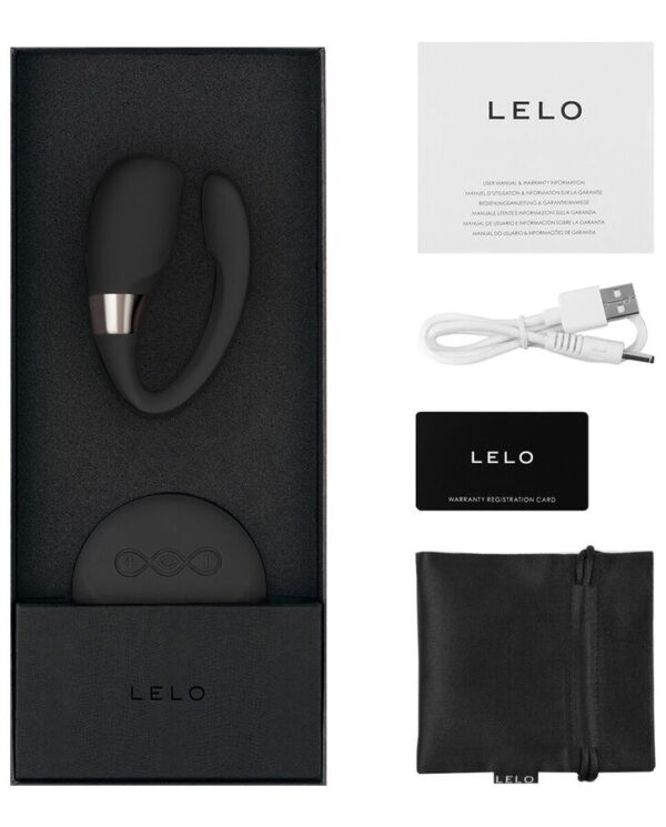 LELO Insignia Tiani 3 — Couples Vibrator, Remote Control, Black — view 3