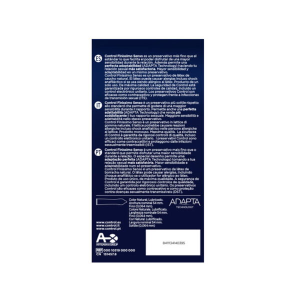 Control Adapta Senso — Ultra Thin Condoms, 24 Pack — Condom Multipacks — view 2