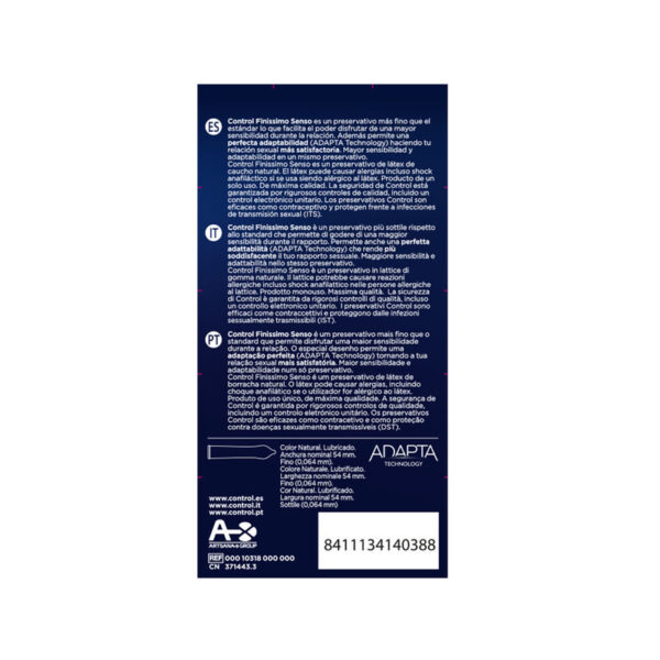 Control Adapta Senso — Ultra Thin Condoms, 12 Pack — Condom Multipacks — view 2