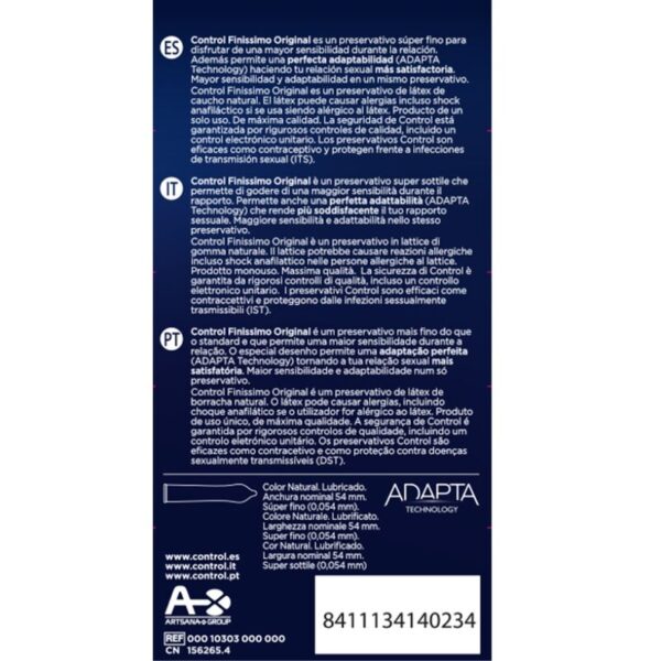Control Finissimo — Ultra Thin Condoms, 12 Pack — Condom Multipacks — view 2