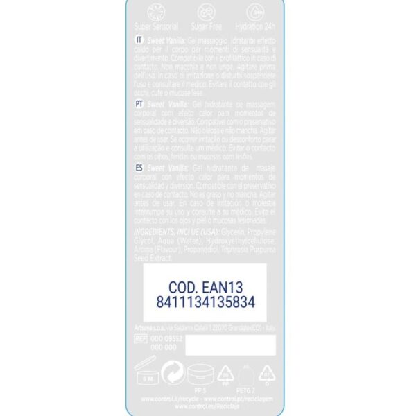 Control 2-in-1 Pleasure — Massage Gel, Madagascar Sweetness — Body Massage Oils — view 2