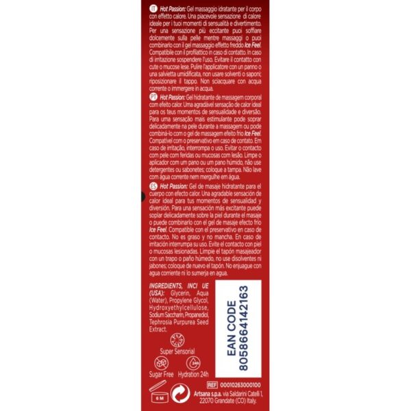 Control Hot Passion 3-in-1 — Warming Lube, 200 ml — Body Massage Oils — view 2