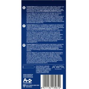 Control Adapta Nature XL — Large Condoms, 12 Pack — Classic Condoms — view 2