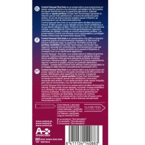 Control Xtra Dots — Dotted Condoms, 12 Pack — Condom Multipacks — view 2