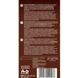 Control Adapta Chocolate — Flavoured Condoms, 12 Pack — Condom Multipacks — view 2
