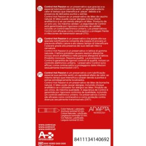 Control Hot Passion — Warming Condoms, 10 Pack — Condom Multipacks — view 2