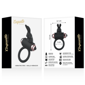 Coquette Chic Desire — Vibrating Cock Ring, Black — Cock Rings — view 2