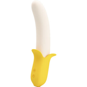 Pretty Love Banana Geek — Thrusting Vibrator, Rechargeable — Thrusting Pulsators
