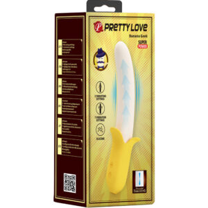 Pretty Love Banana Geek — Thrusting Vibrator, Rechargeable — Thrusting Pulsators — view 3