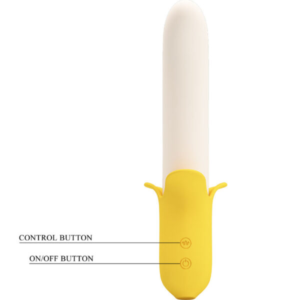 Pretty Love Banana Geek — Thrusting Vibrator, Rechargeable — Thrusting Pulsators — view 5