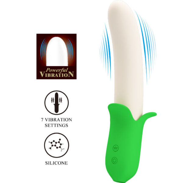Pretty Love Banana Knight — Vibrator, Rechargeable, Light Green — Classic Vibrators — view 7