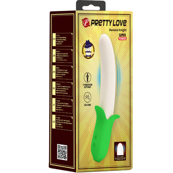 Pretty Love Banana Knight — Vibrator, Rechargeable, Light Green — Classic Vibrators — view 3