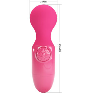 Pretty Love Mini — Wand Massager, Waterproof, Magenta — Clitoral Stimulators — view 2