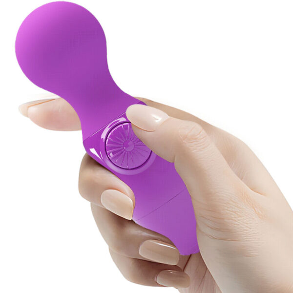 Pretty Love Mini — Wand Massager, Waterproof, Purple — Clitoral Stimulators — view 5