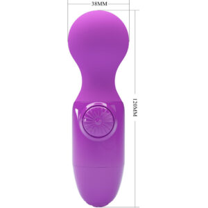 Pretty Love Mini — Wand Massager, Waterproof, Purple — Clitoral Stimulators — view 2